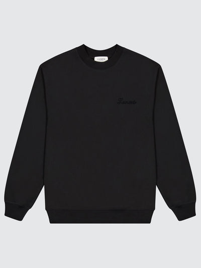 Crewneck cotton sweatshirt