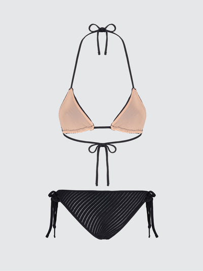 Bikini a triangolo in maglia
