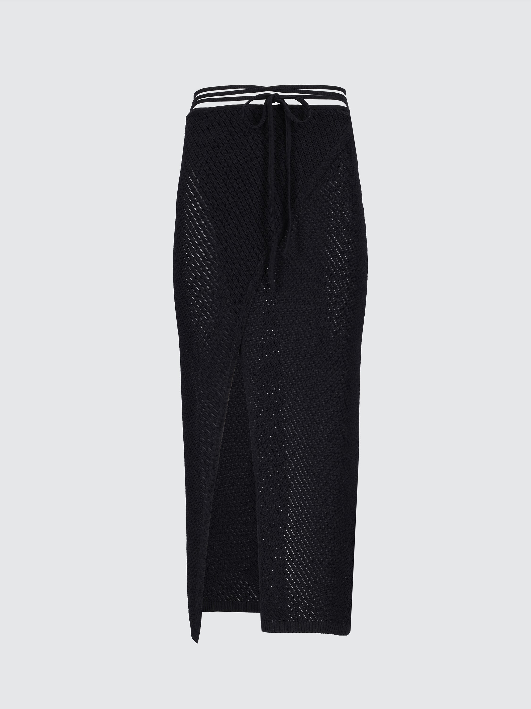 Knitted longuette skirt