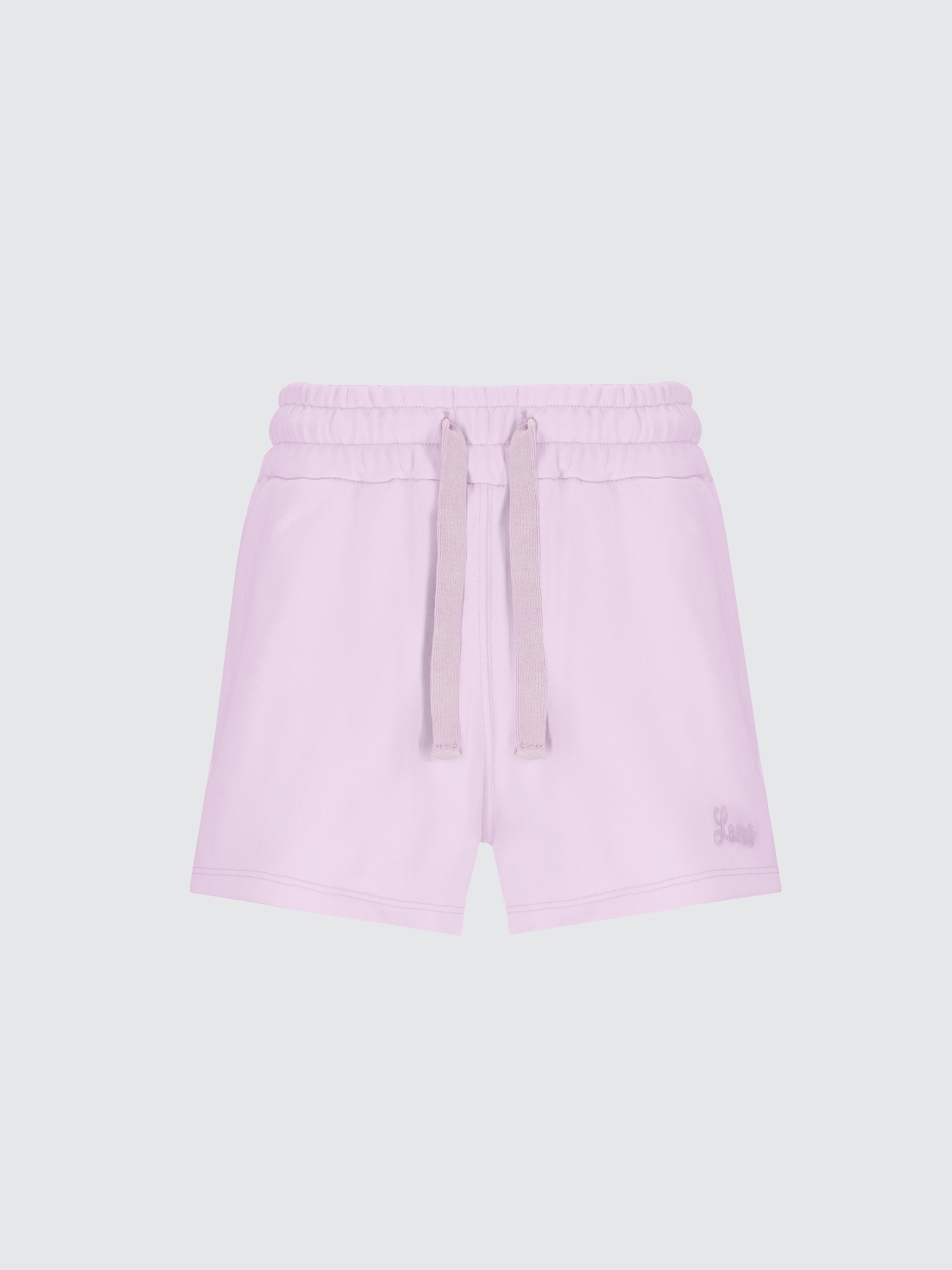 Fleece cotton shorts
