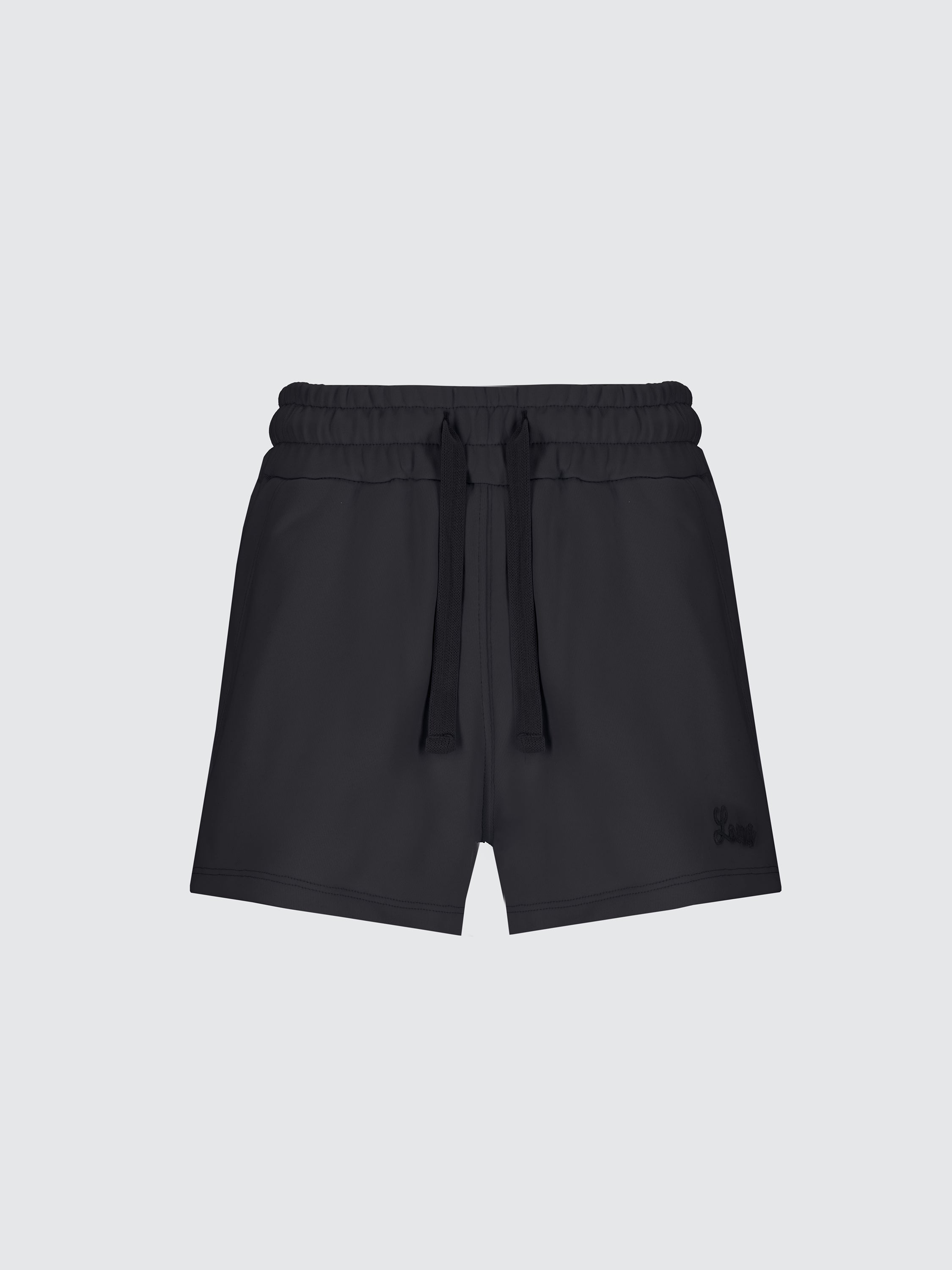 Fleece cotton shorts