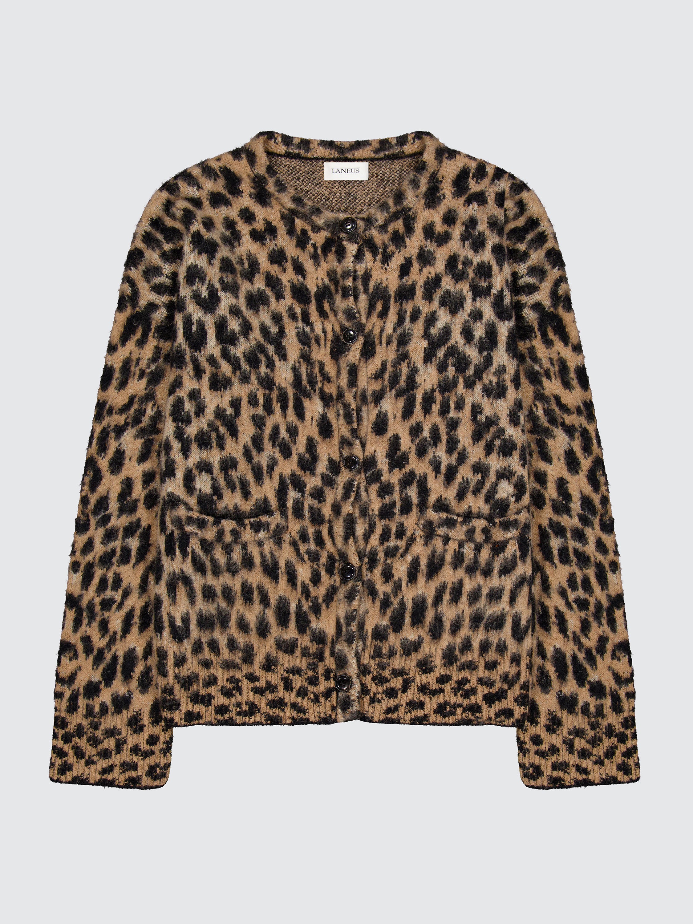 Crewneck Cardigan Animalier