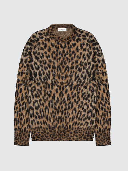 Alpaca Crewneck Sweater Animalier